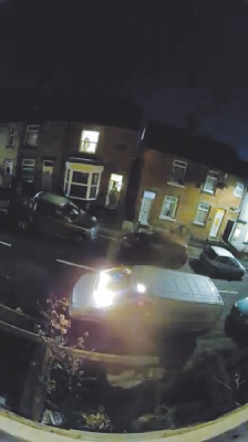 Other image for Woman left shocked as work van torched